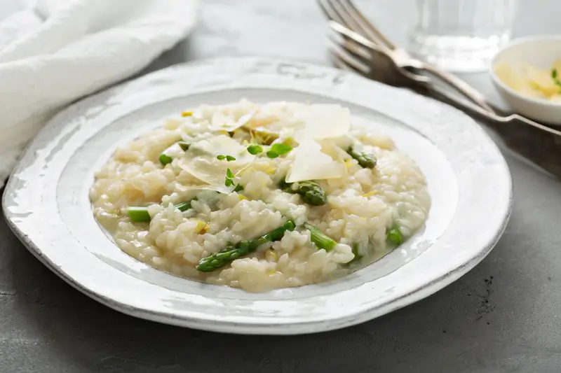 Lemon Asparagus Risotto